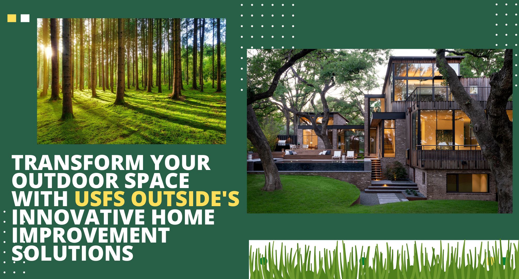Transform Your Outdoor Space with USFS Outside's Innovative Home Improvement Solutions